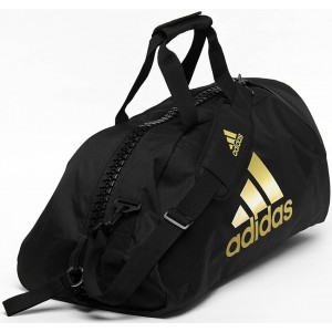125S ADIDAS "2 IN 1" BAG (BLACK/GOLD)